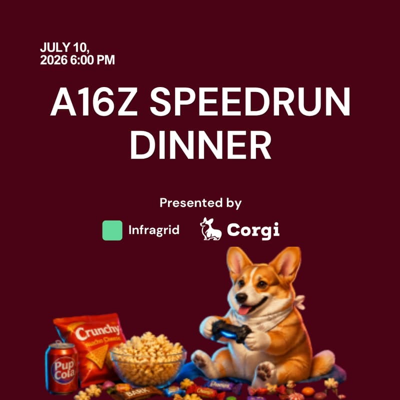 Cover Image for a16z Speedrun Dinner & Board Games
