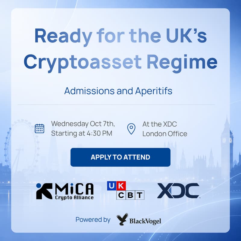 Cover Image for Ready for the UK's Cryptoasset Regime: Admissions & Aperitifs