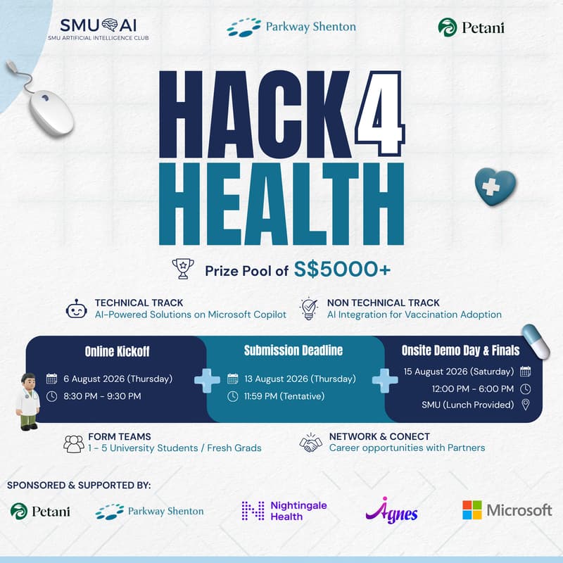 Cover Image for Hack4Health 2026 Submission Deadline
