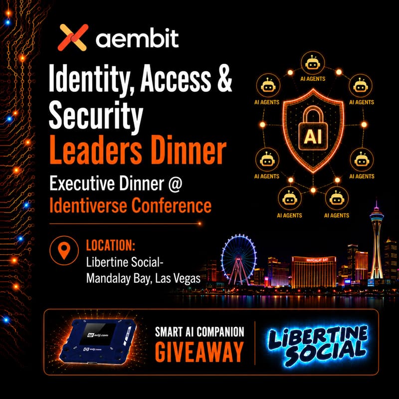 Cover Image for Identity, Access & Security Leaders Dinner - Mandalay Bay Libertine Social Restaurant @ Identiverse