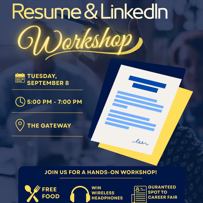 Cover Image for MTC Resume and Linkedin Workshop
