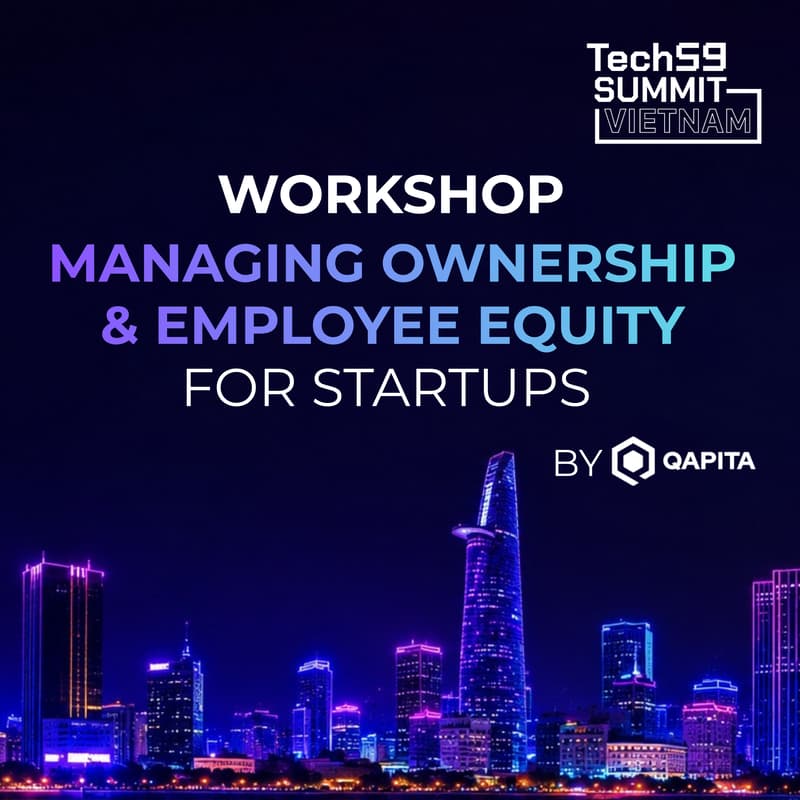 Cover Image for WORKSHOP 4 | Managing Ownership & Employee Equity for Startups | QAPITA