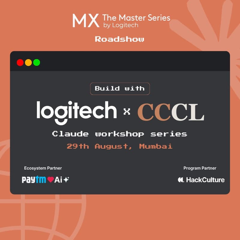 Cover Image for Build with Logitech x CCCL Workshop Series