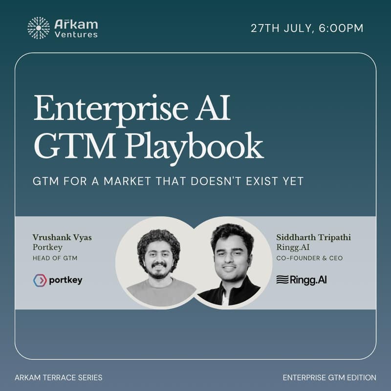 Cover Image for Enterprise AI GTM Playbook | Arkam Ventures