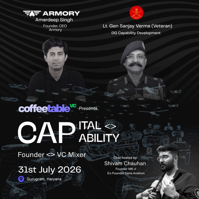 Cover Image for Capability <> Capital | Defence-tech founder & VC Mixer