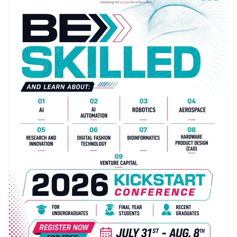 Cover Image for Kickstart Conference (For Graduates, Undergrad and Final Year Student)