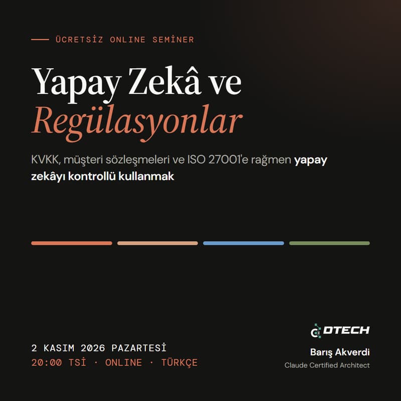 Cover Image for Yapay Zekâ ve Regülasyonlar: KVKK, Sözleşmeler ve ISO 27001'e Rağmen LLM