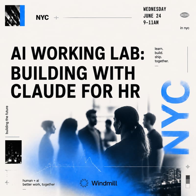 Cover Image for AI Working Lab - Building with Claude for HR