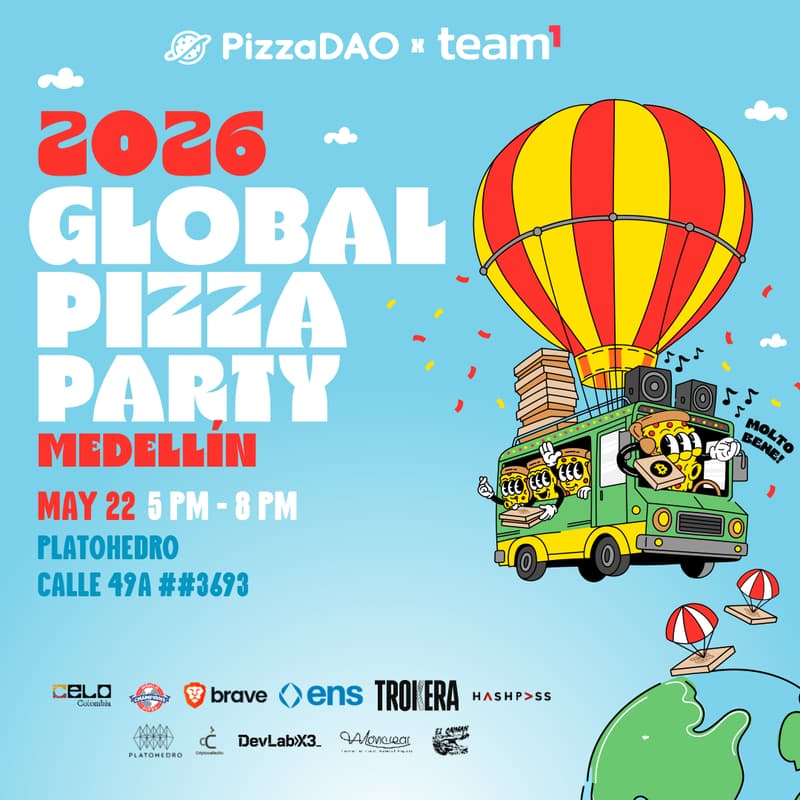 Cover Image for Global Pizza Party - Medellín x Team1