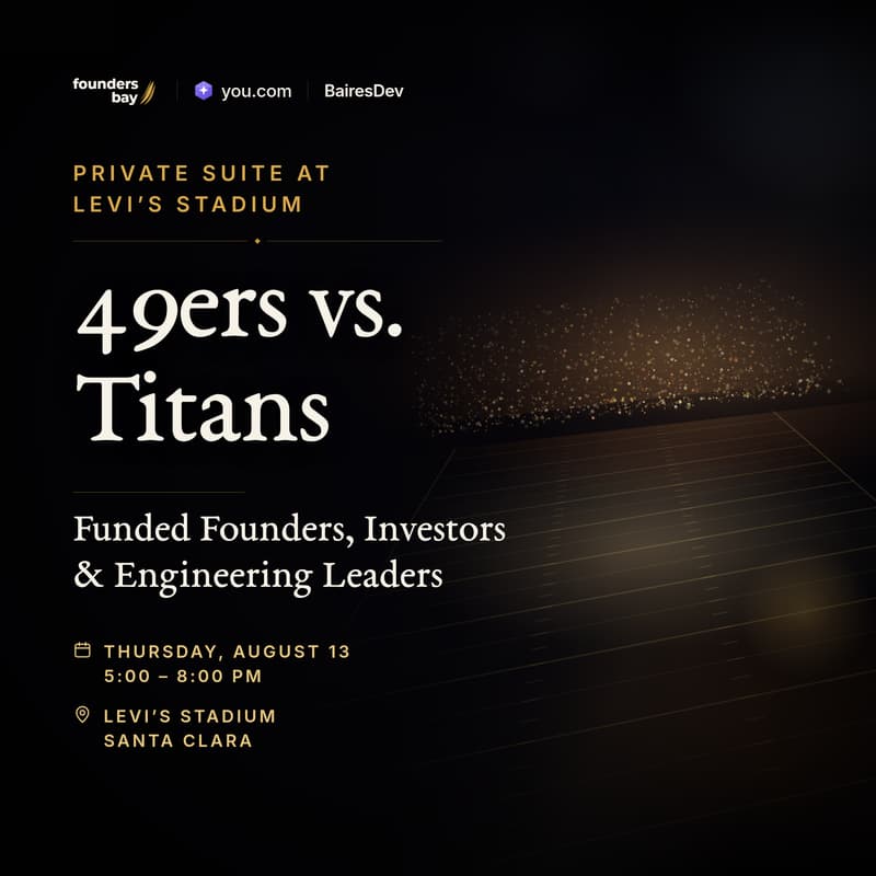 Cover Image for PRIVATE SUITE AT LEVI’S STADIUM: 49ers vs. Titans | Engineering Leaders & Funded Founders & Investors