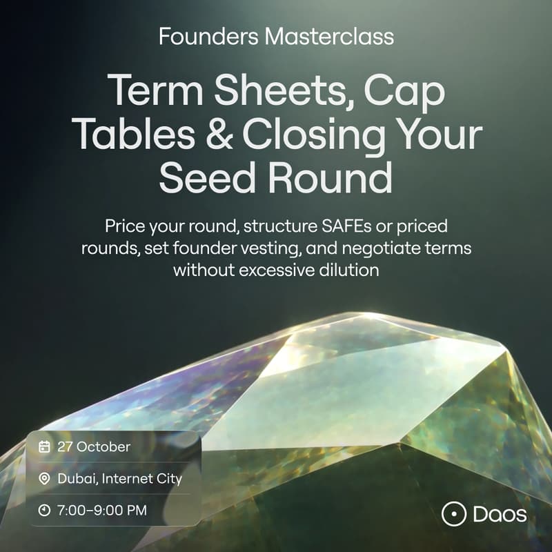 Cover Image for Masterclass: Term Sheets, Cap Tables & Closing Your Seed Round