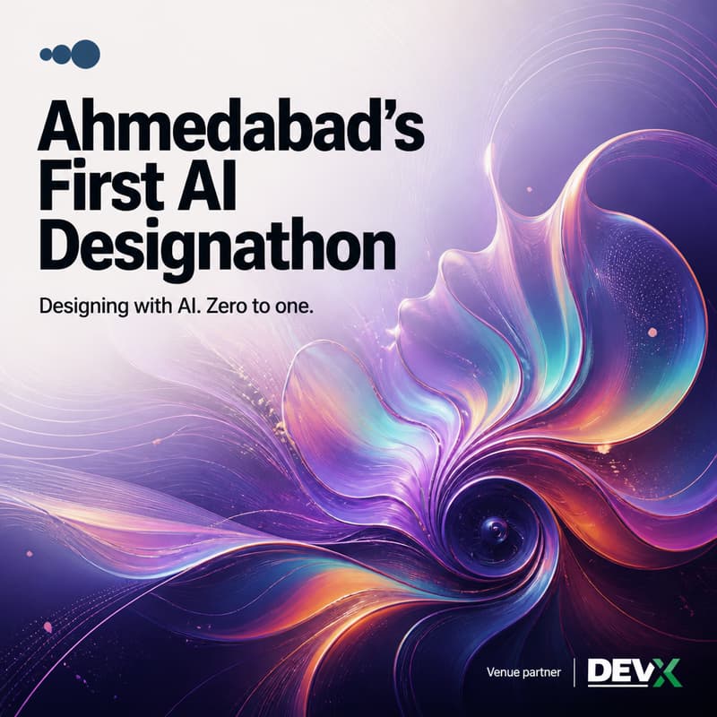 Cover Image for Ahmedabad's First AI Designathon