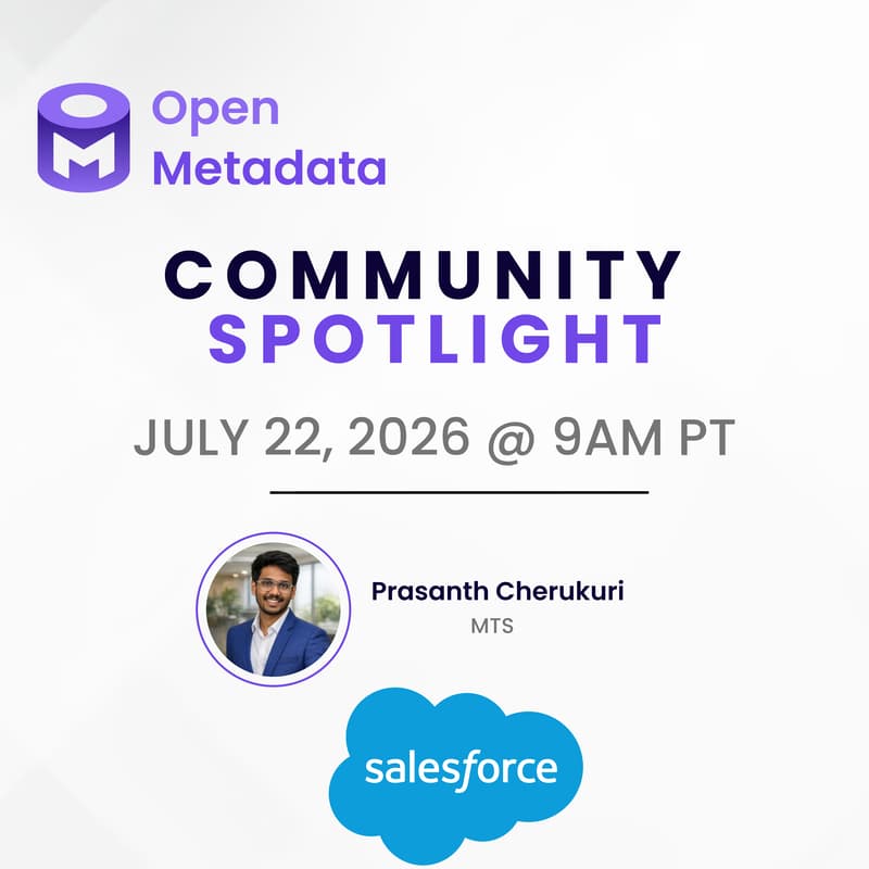 Cover Image for OpenMetadata Monthly Meetup: Metadata at Enterprise Scale