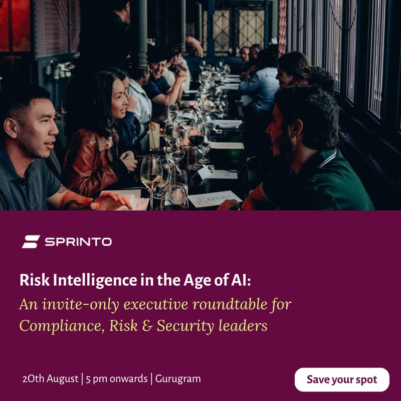 Cover Image for Risk Intelligence in the Age of AI: A Private Executive Roundtable for Compliance, Risk & Security leaders
