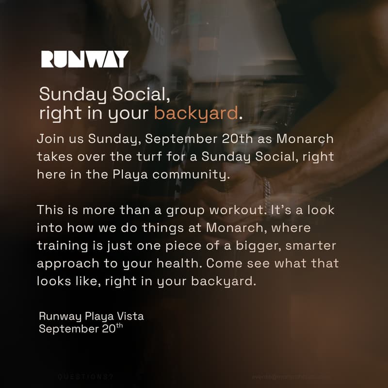 Cover Image for Runway Sunday Social: Powered by Monarch