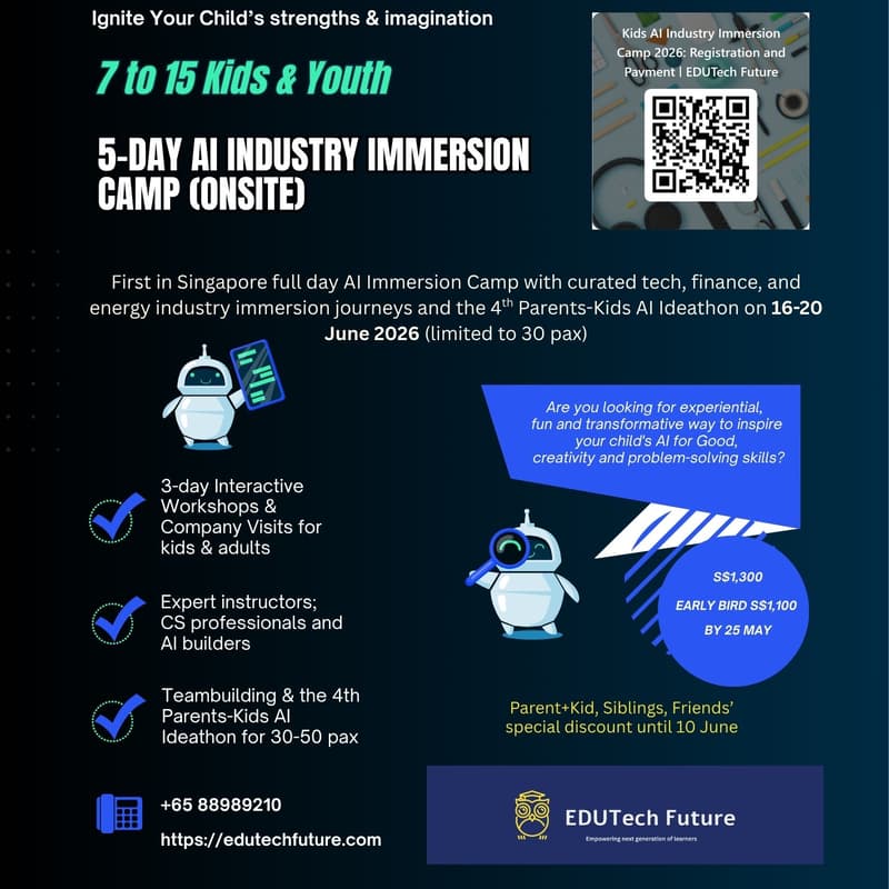 Cover Image for Kids AI Industry Immersion Camp and 4th Family Hackathon