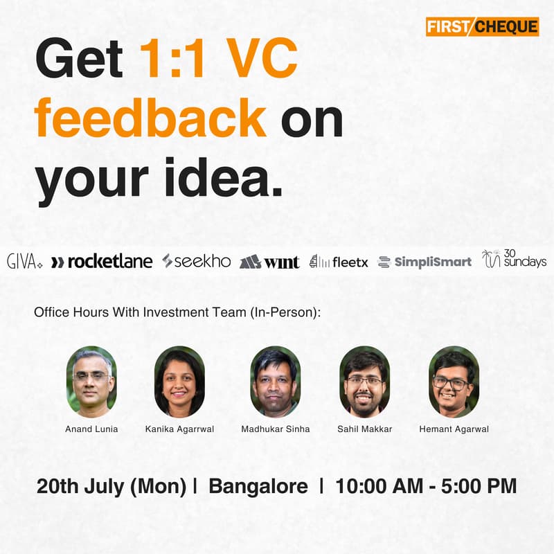 Cover Image for 1:1 With a VC — Office Hours by First Cheque