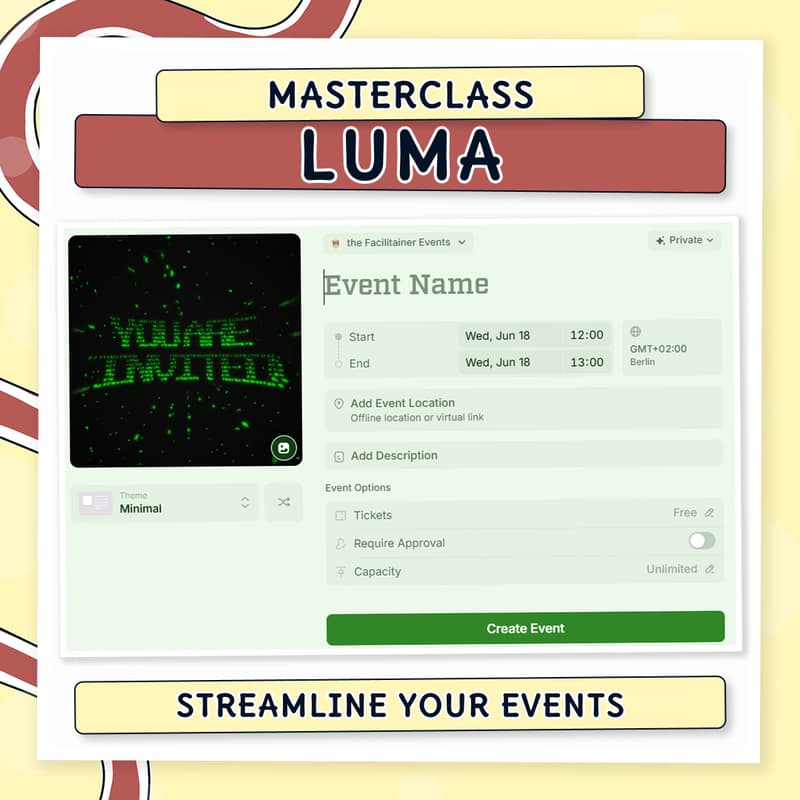 Cover Image for Luma for Facilitators and Event Hosts ποΈ
