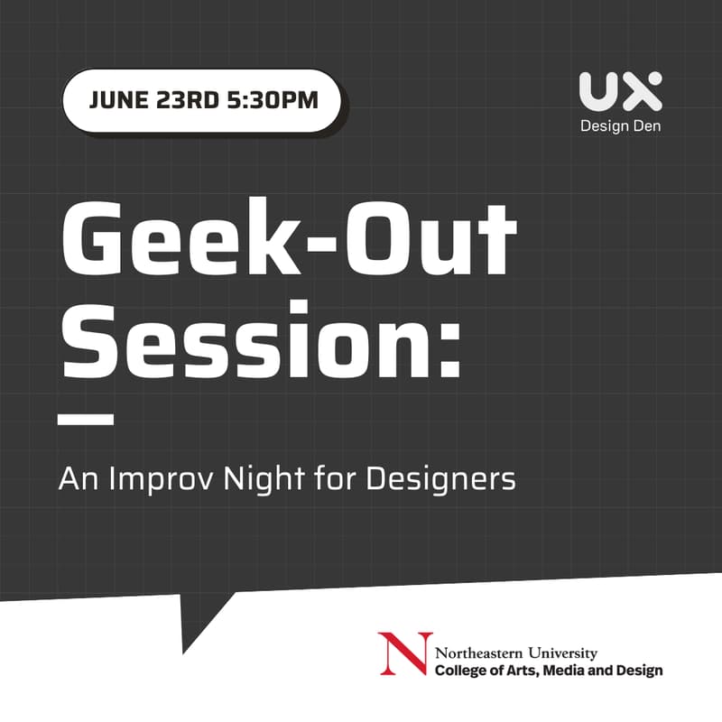 Cover Image for Geek-Out Session: An Improv Night for Designers