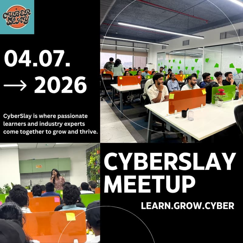 Cover Image for Cyberslay Meetup - Hyderabad