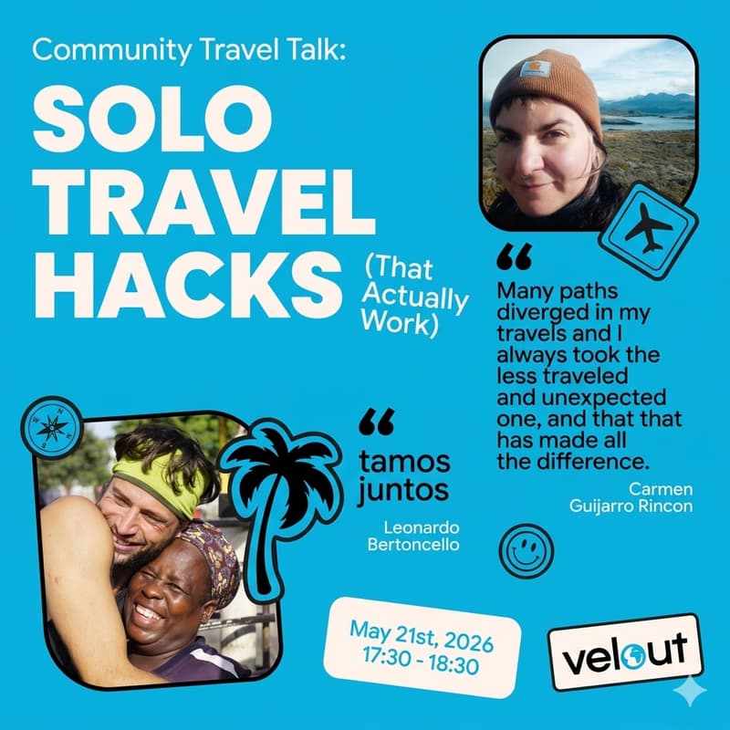 Cover Image for Community Travel Talk: Solo Travel Hacks (That Actually Work)