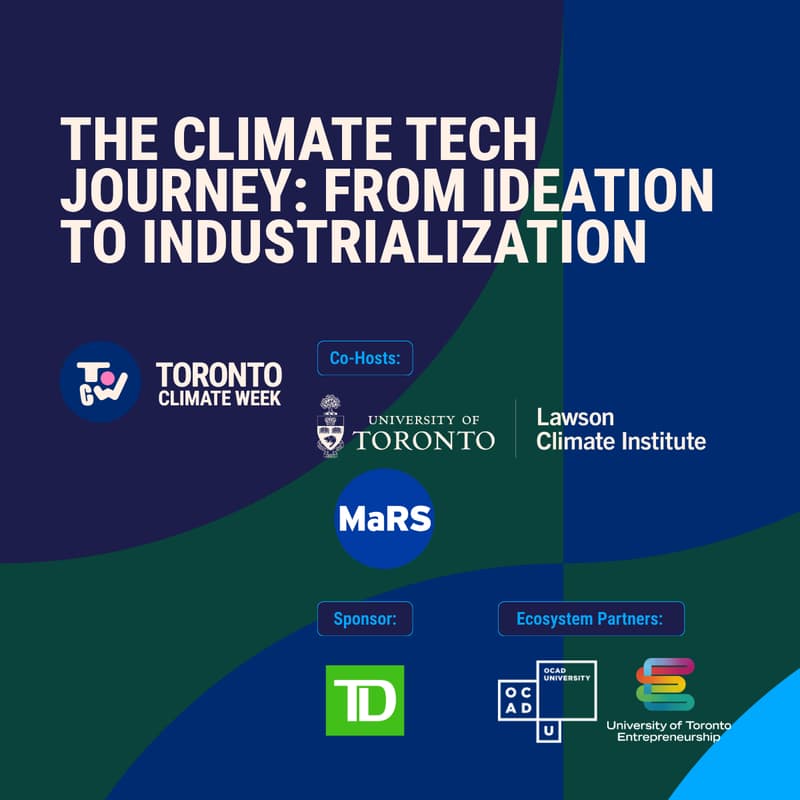 Cover Image for TOCW Flagship Event - The Climate Tech Journey: From Ideation to Industrialization