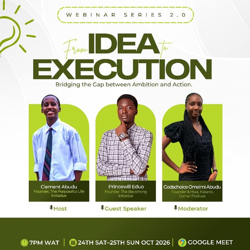 Cover Image for From Idea to Execution.