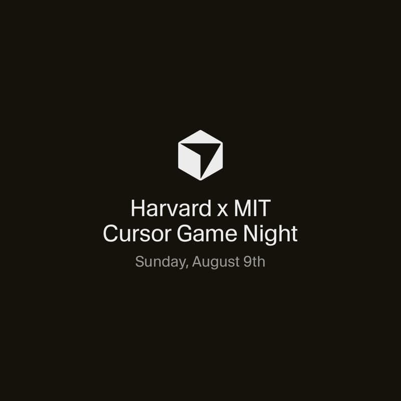 Cover Image for Harvard x Mit - Game Night Hosted by TNT and Cursor
