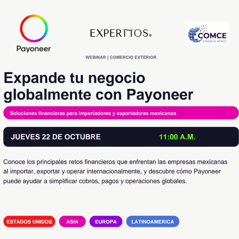 Cover Image for 🌎 Expande tu negocio globalmente con Payoneer