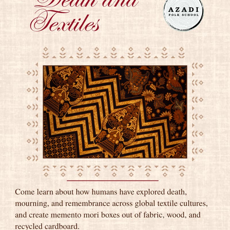 Cover Image for Death and Textiles