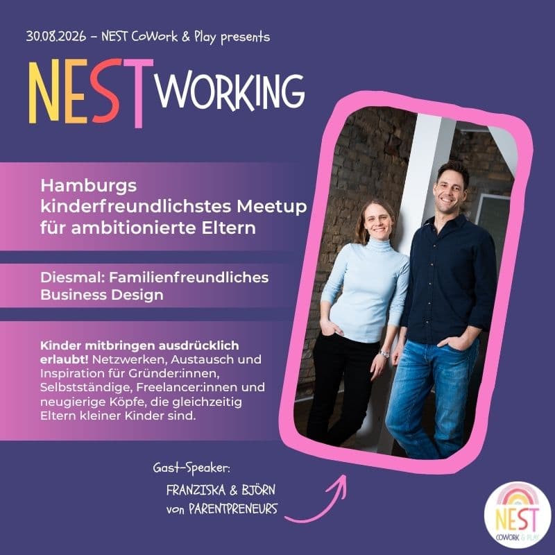 Cover Image for NESTworking - Hamburgs familienfreundlichstes Business-Meetup