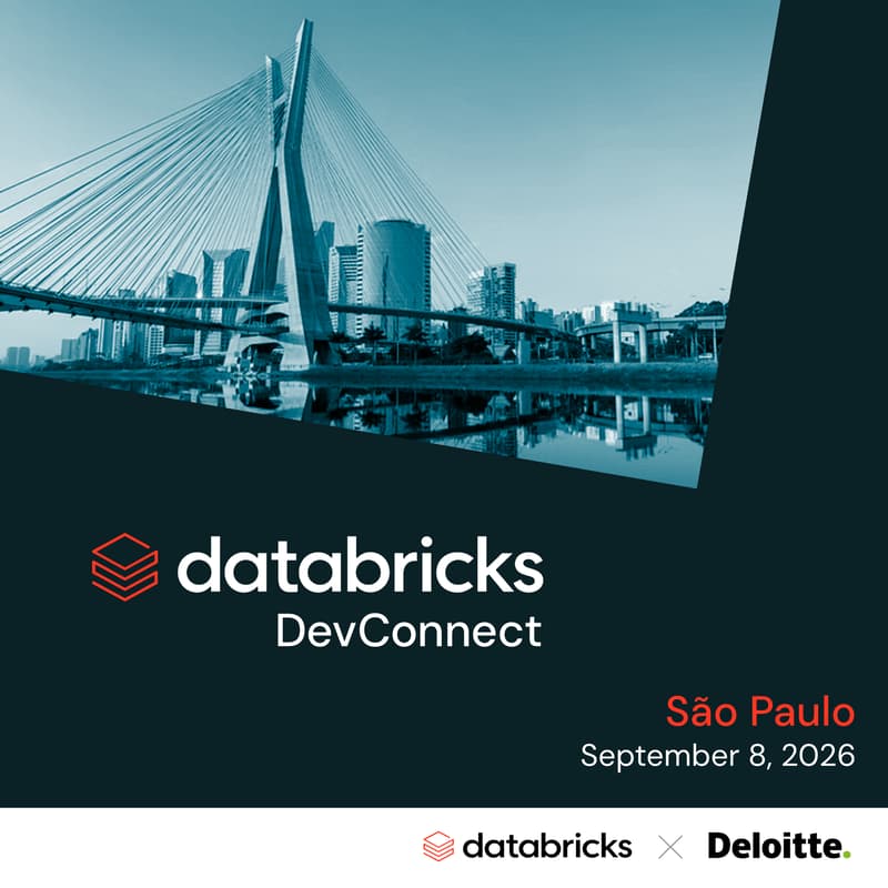 Cover Image for Databricks DevConnect | São Paulo