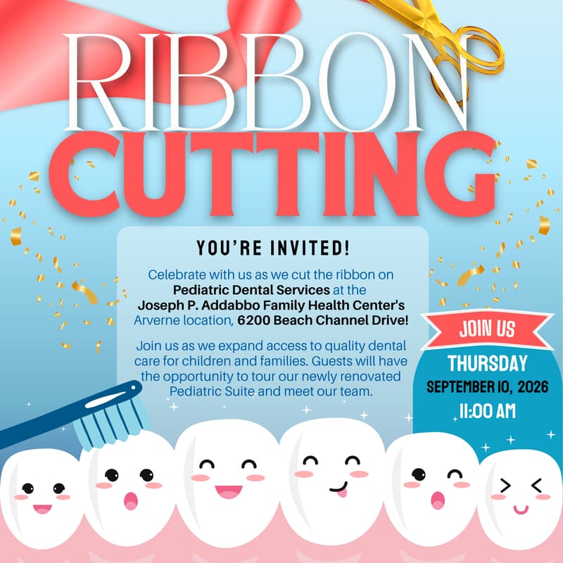 Cover Image for Ribbon Cutting: Pediatric Dental at JPAFHC Arverne