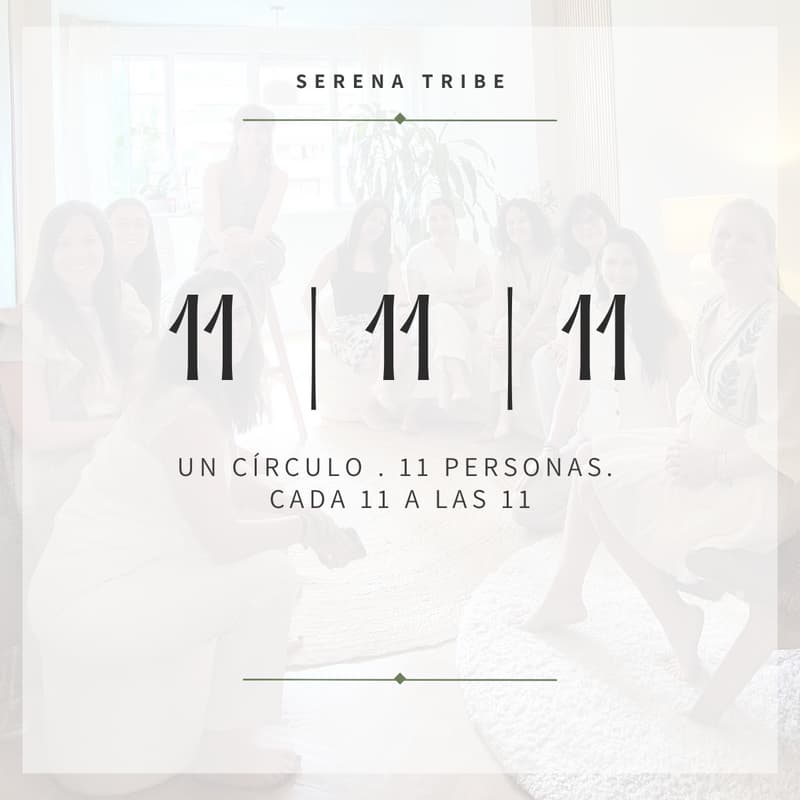 Cover Image for Conexiones Valiosas · Un círculo, 11 personas, cada 11 a las 11.