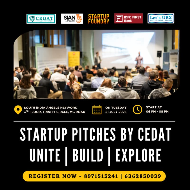 Cover Image for Startup Pitches by CEDAT