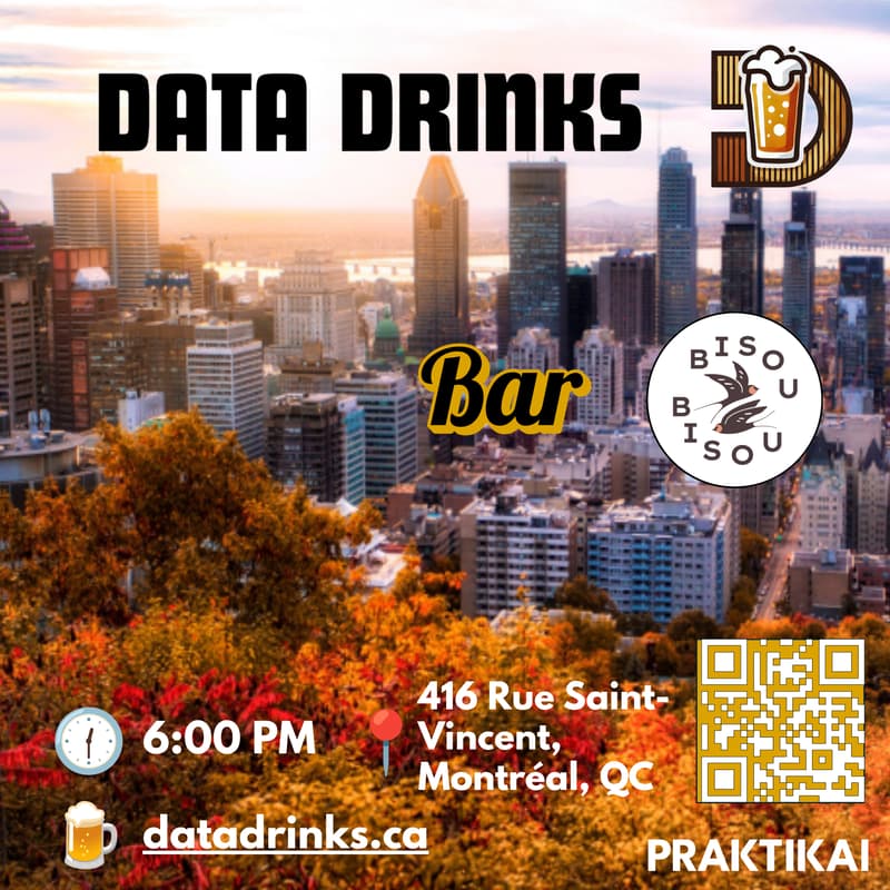 Cover Image for Data Drinks Monthly [Montreal]