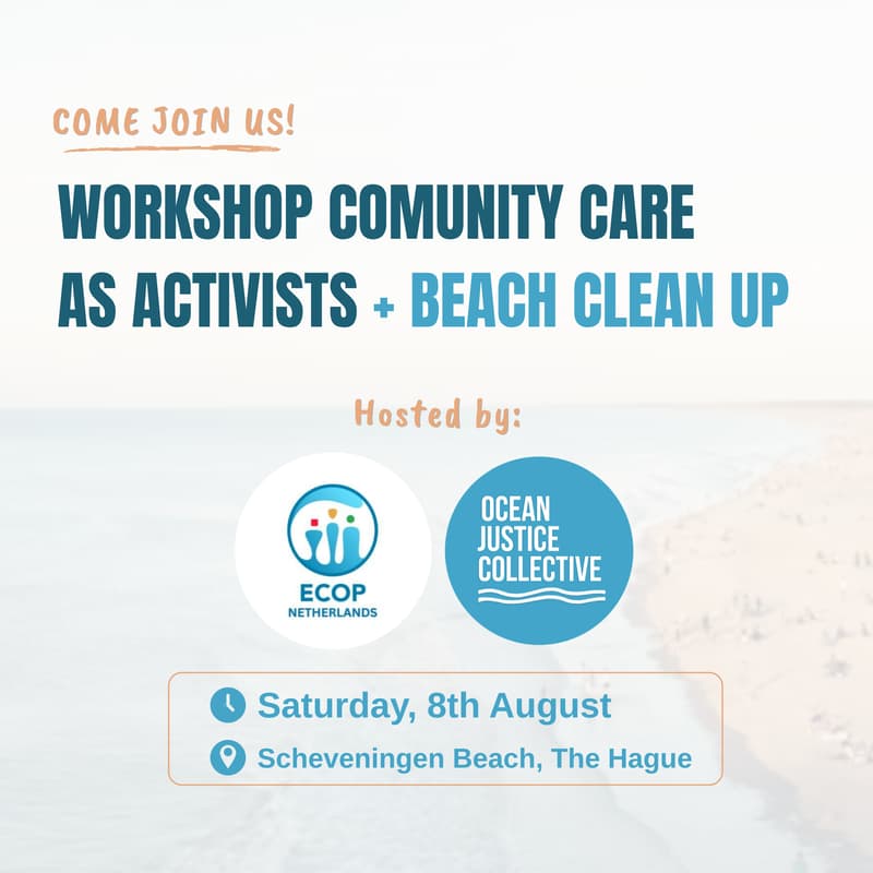 Cover Image for Mini Workshop: Community Care as Activists + Beach Clean-up