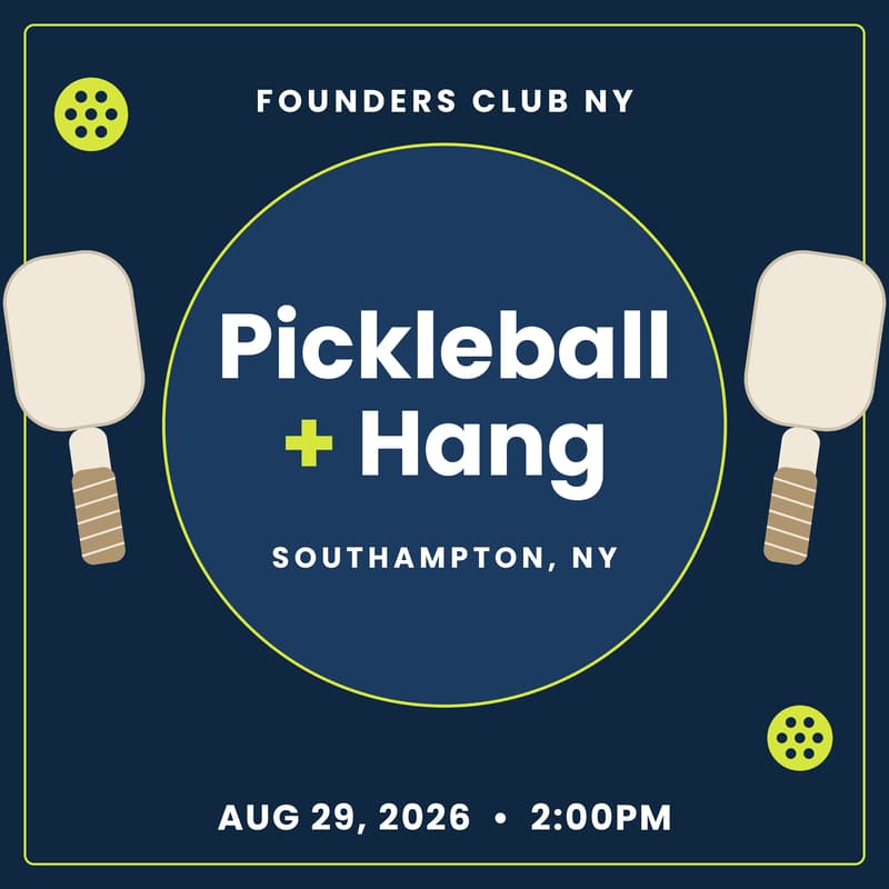 Cover Image for Founders Pickleball + Hang (Hamptons)