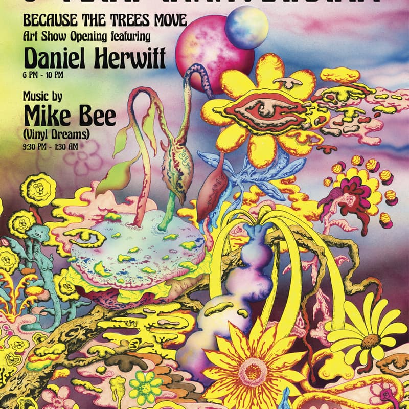 Cover Image for 'Because The Trees Move' - Exhibition Opening featuring Daniel Herwitt