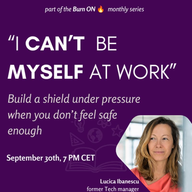 Cover Image for "I CAN'T be MYSELF at work"