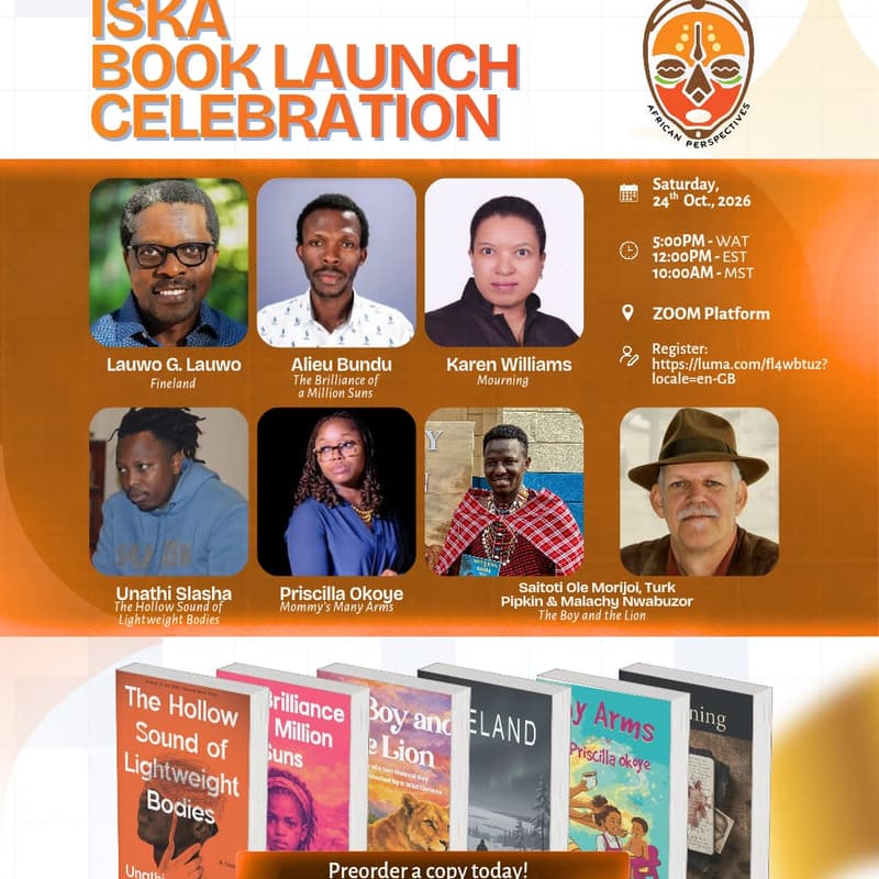 Cover Image for Iska Press 2026 Book Launch