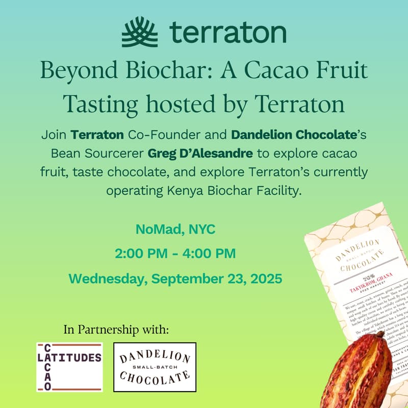 Cover Image for Beyond Biochar: A Cacao Fruit Tasting hosted by Terraton