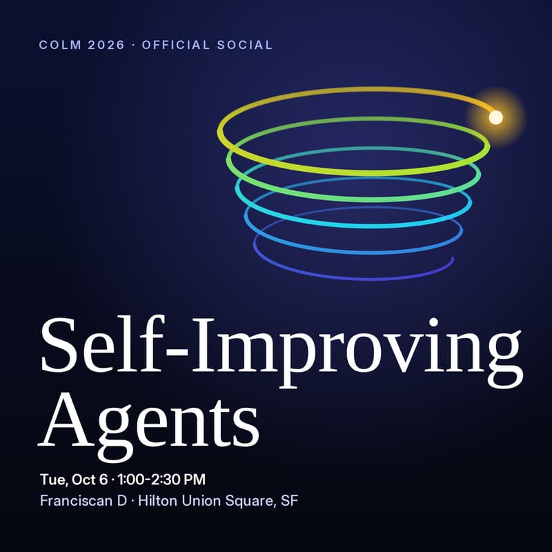 Cover Image for COLM Social: Self-Improving Agents