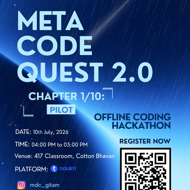 Cover Image for Meta Code Quest 2.0 - Chapter 1/10 "Pilot"