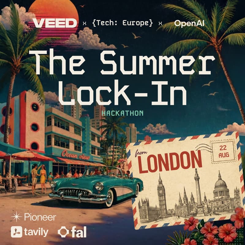 Cover Image for {Tech: Europe} x VEED Hackathon | The Summer Lock-In