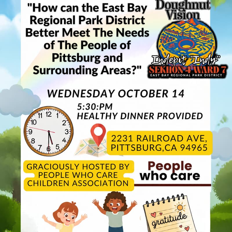 Cover Image for How can the East Bay Regional Park District Better Meet The Needs of The People of Pittsburg and Surrounding Areas?