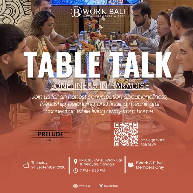 Cover Image for Table Talk: Loneliness in Paradise at Prelude Cafe