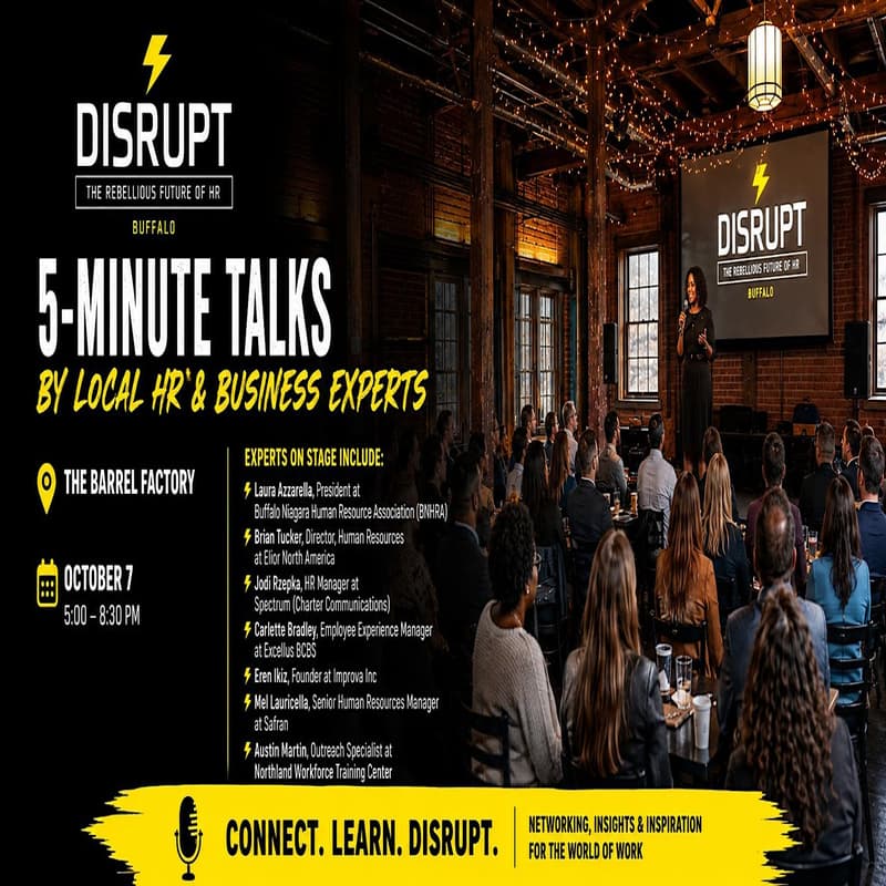 Cover Image for DisruptHR Buffalo @ The Barrel Factory