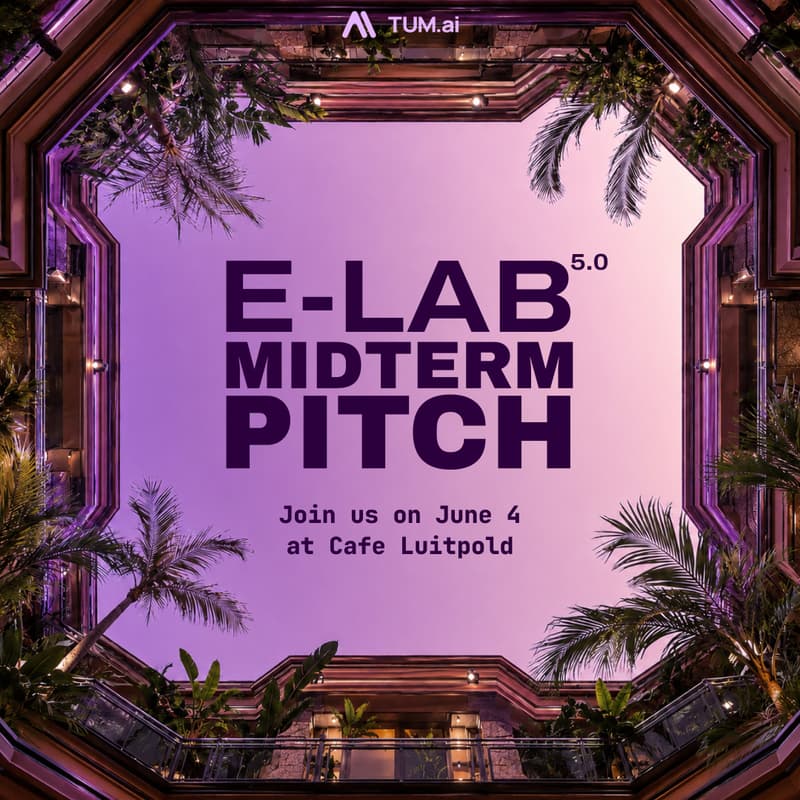 Cover Image for TUM.ai E-Lab - Midterm Pitch