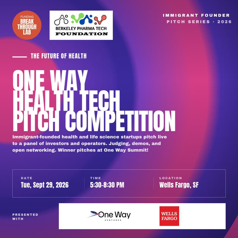 Cover Image for Future of Healthtech x AI: One Way Pitch Competition